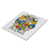 De La Mota Family Crest Tegeltje (Zijkant)
