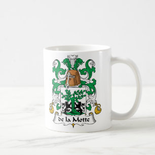 de la Motte Family Crest Koffiemok