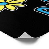 De La Music 3 Feet High en Rising Flower Poster (Hoek)