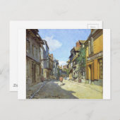 De La Rue Bavolle bij Honfleur door Claude Monet Briefkaart (Voorkant / Achterkant)