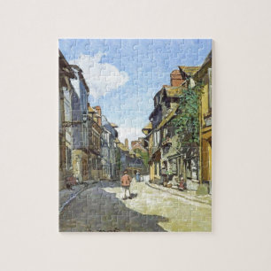 De La Rue Bavolle bij Honfleur door Claude Monet Legpuzzel