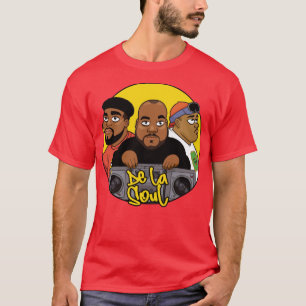 De la Soul Origineel Retro Fan Art Design T-shirt