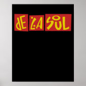 De La Soul Typografie Poster (Voorkant)