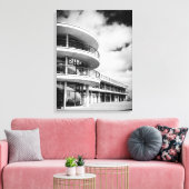 De la Warr paviljoen Art Deco Architectuur Canvas Afdruk (Insitu (Woonkamer))