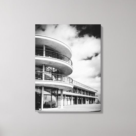 De la Warr paviljoen Art Deco Architectuur Canvas Afdruk (Voorkant)