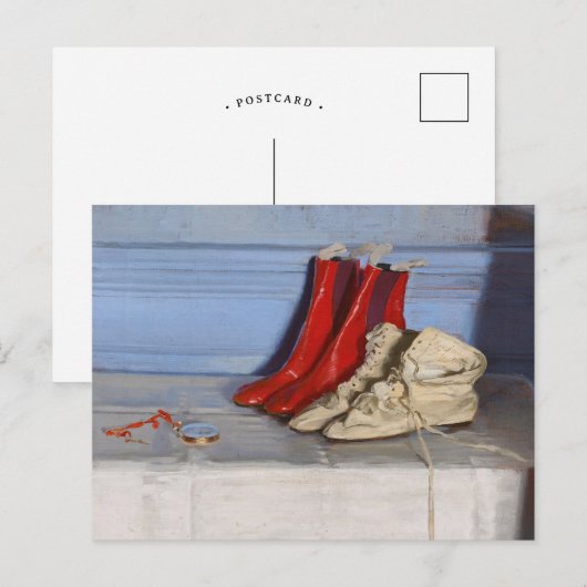 De laarzen van Miss Simpson | William Nicholson Briefkaart (Voorkant / Achterkant)