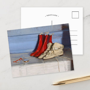 De laarzen van Miss Simpson   William Nicholson Briefkaart