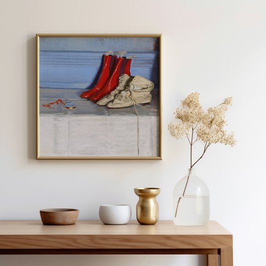 De laarzen van Miss Simpson | William Nicholson Poster