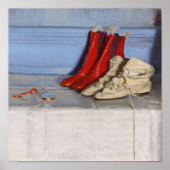 De laarzen van Miss Simpson | William Nicholson Poster (Voorkant)