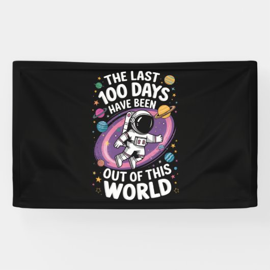 De laatste 100 dagen waren buitengewoon spandoek (Horizontaal)