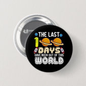 De laatste 100 dagen waren uit de wereld ronde button 5,7 cm (Voorkant /achterkant)