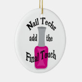 De laatste aanraking keramisch ornament (Rechts)