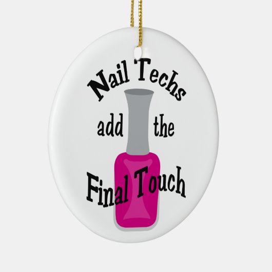 De laatste aanraking keramisch ornament (Rechts)