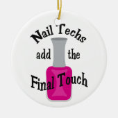 De laatste aanraking keramisch ornament (Voorkant)