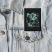 De laatste adem - Techno-Dystopian Streetwear Button (Insitu)