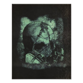 De laatste adem - Techno-Dystopian Streetwear Foto Afdruk