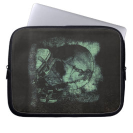 De laatste adem - Techno-Dystopian Streetwear Laptop Sleeve