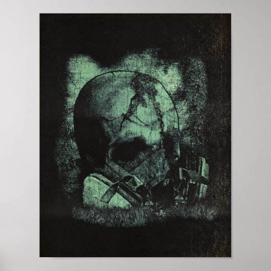 De laatste adem - Techno-Dystopian Streetwear Poster (Voorkant)