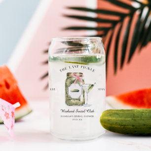 De Laatste Augurk Bachelorette-weekend Blikvorm Glas