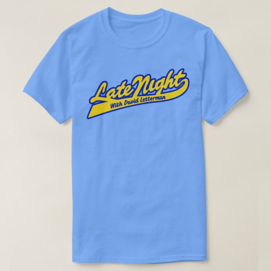 De laatste avond met David Letterman T-shirt (Design voorkant)