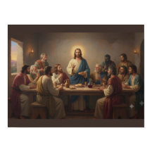 De Laatste Avondmaal Poster – Jezus Christus en Di