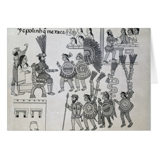 De laatste Aztec Emperor Cuauhtemoc-overleveringen (Voorkant Horizontaal)