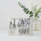 De laatste Aztec Emperor Cuauhtemoc-overleveringen Briefkaart (Staand voorkant)