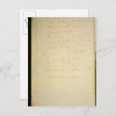 De laatste bladzijde van zijn dagboek, Antarctica Briefkaart (Voorkant / Achterkant)