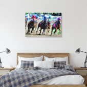 De laatste bocht in de retch - Saratoga Canvas Afdruk (Insitu (Slaapkamer))