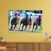 De laatste bocht in de retch - Saratoga Canvas Afdruk (Insitu (Woonkamer))