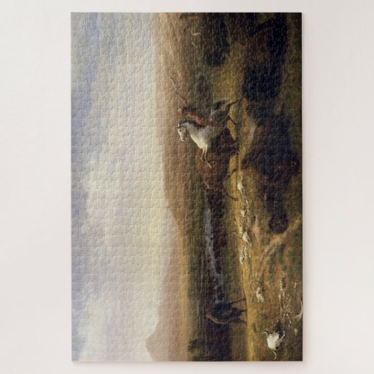 De laatste buffel legpuzzel (Verticaal)