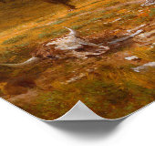 De laatste buffel van Albert Bierstadt Poster (Hoek)