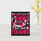 De laatste dag van de chemo was zwaar Awarenes Kaart (Gele Bloem)