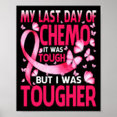 De laatste dag van de chemo was zwaar Awarenes Poster (Voorkant)