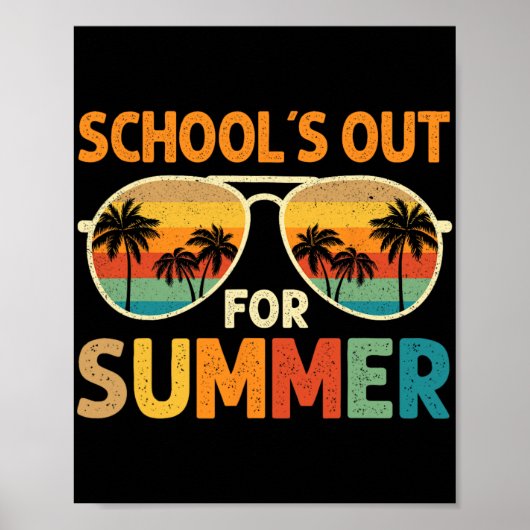 De laatste dag van de schoolleraar in de zomer poster (Voorkant)