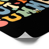 De laatste dag van de schoolleraar in de zomer poster (Hoek)