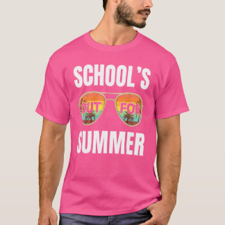De laatste dag van de schoolleraar in de zomer t-shirt