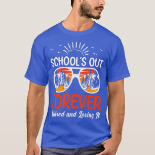 De laatste dag van de schoolschool voor altijd ter t-shirt