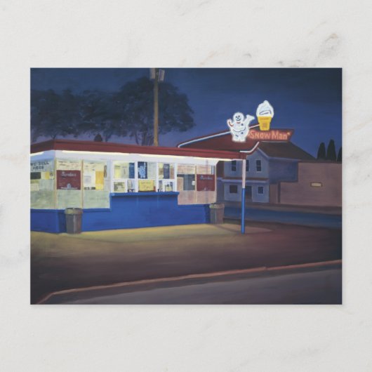 De laatste dag van de zomer briefkaart (Voorkant)