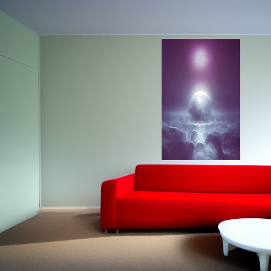 de laatste dag van het universum | AI Art. Poster