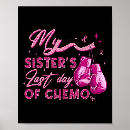 De laatste dag van mijn zus met chemo borstkanker  poster (Voorkant)