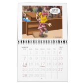 De laatste dag zijkant kalender (Mar 2027)