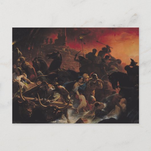 De laatste dagen van Pompeii Briefkaart (Voorkant)