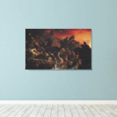 De laatste dagen van Pompeii Canvas Afdruk (Insitu (Houten vloer))