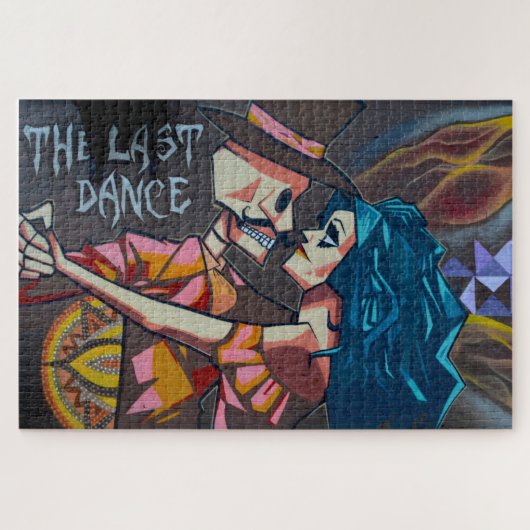 De laatste dansgraffiti-kunst legpuzzel (Horizontaal)