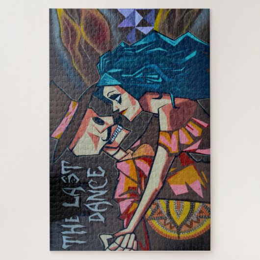 De laatste dansgraffiti-kunst legpuzzel (Verticaal)