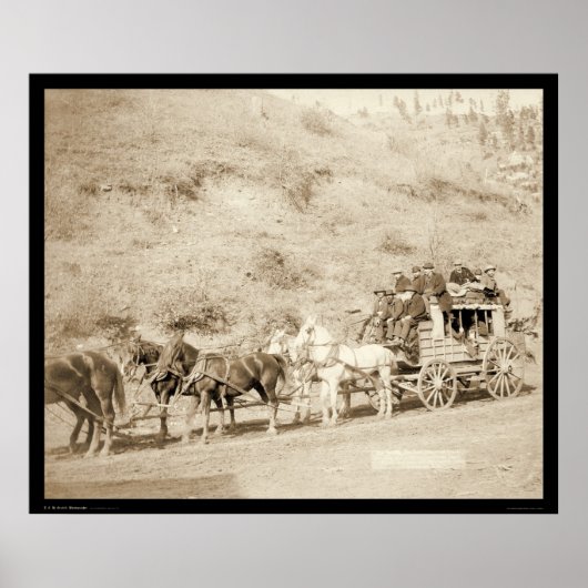 De laatste deadwood-coach SD 1890 Poster (Voorkant)
