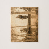 De laatste der Mohikanen door Newell Convers Wyeth Legpuzzel (Verticaal)