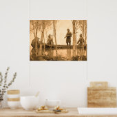 De laatste der Mohikanen door Newell Convers Wyeth Poster (Keuken)