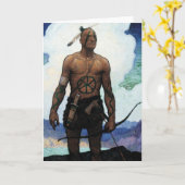 De laatste der Mohikanen Kaart (Gele Bloem)